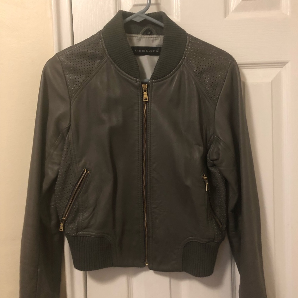 Slightly used leather jacket